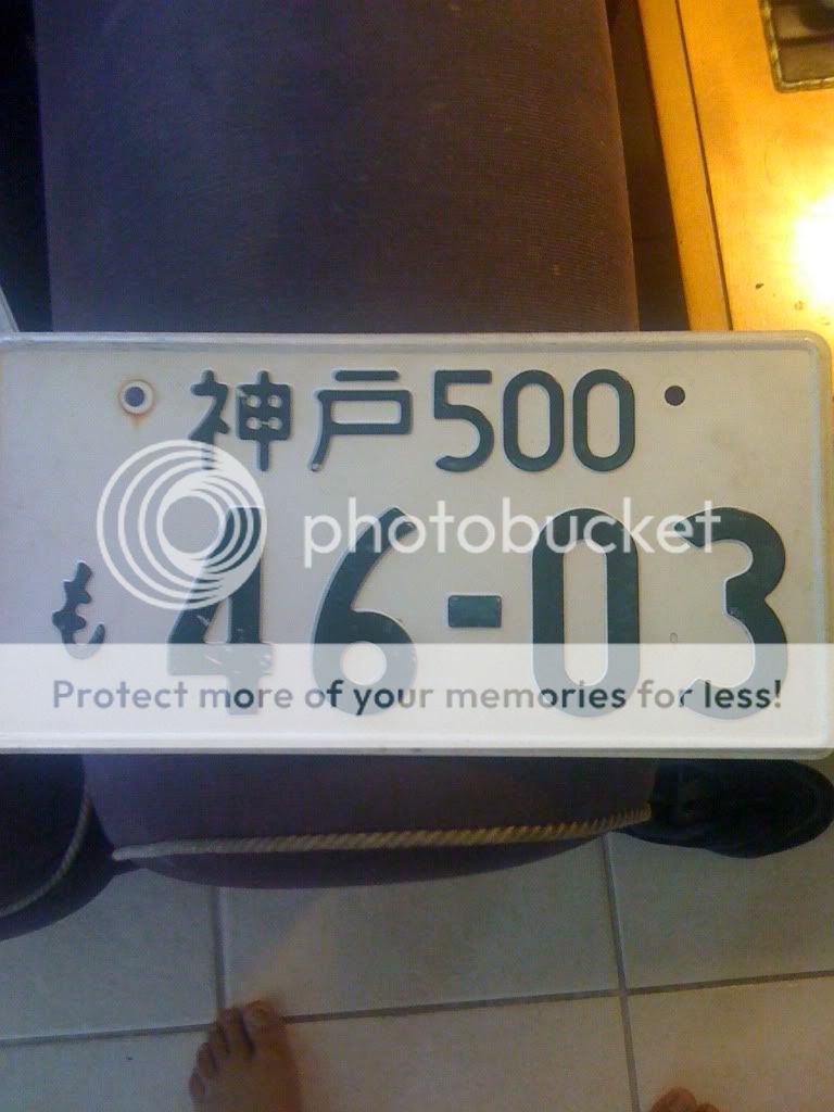 JDM Japanese plates CHEAP... Tampa Racing